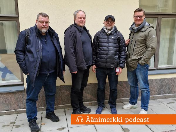 Ari-Pekka Lundén, Mika Ukkonen, Juhani Lohikoski ja Janne Laulumaa.