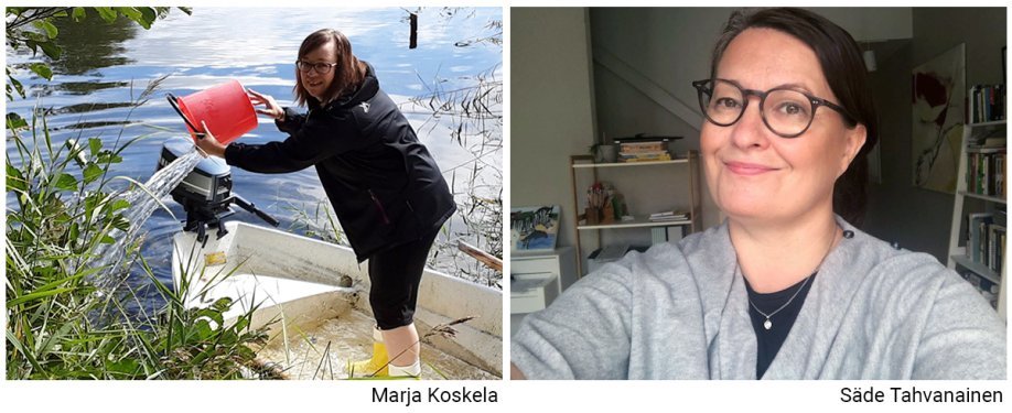 Marja Koskela ja Säde Tahvanainen.